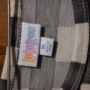 Lularoe dress black and white check